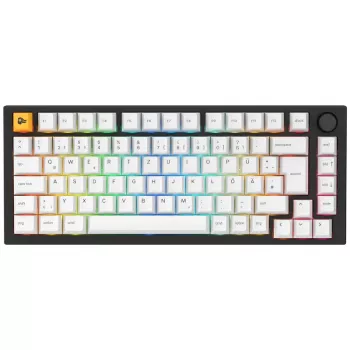 Teclado Glorious GMMK Pro Negro Slate 75% TKL - Montado, distribución ISO-DE - negro (GLO-GMMK-P75-FOX-ISO-B-DE)