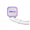 Refrigeración líquida para CPU ASROCK Pro 360 ARGB White – refrigeración líquida AIO de 360mm, iluminación ARGB, acabado blanco