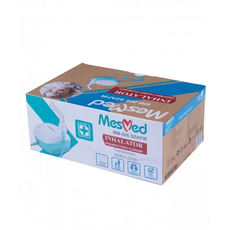 Inhalador Mesmed MM-506 Szafir – portátil, diseño compacto, modelo MM506