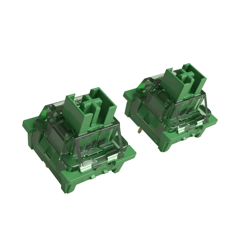 Interruptor AKKO V3 Pro Matcha Green, mecánico, 3 pines, lineal, eje MX, 50 g - 45 uds.