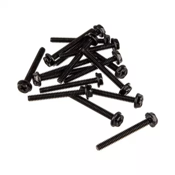 Tornillos para ventilador de radiador XSPC tipo 6-32, 30mm (16 uds.) - negro
