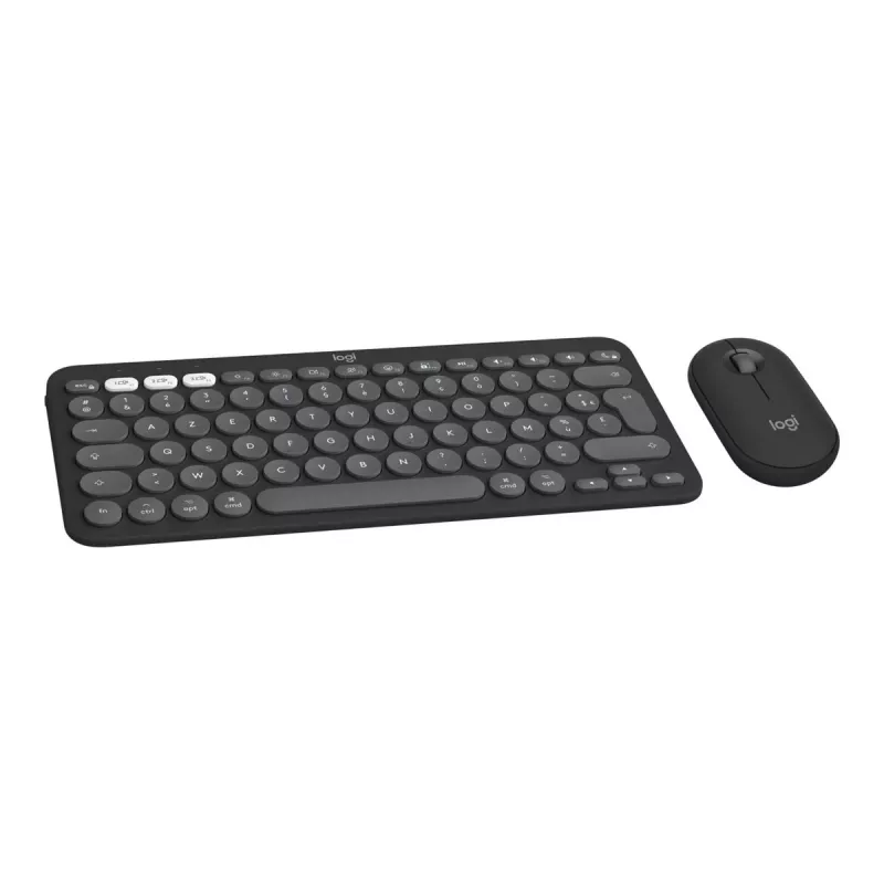 Logitech Pebble 2 Combo for Mac teclado y ratón inalámbricos QWERTZ alemán grafito
