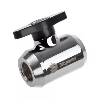 Accesorio de refrigeración BitsPower BP-MVV-SLBK — acabado negro y plata