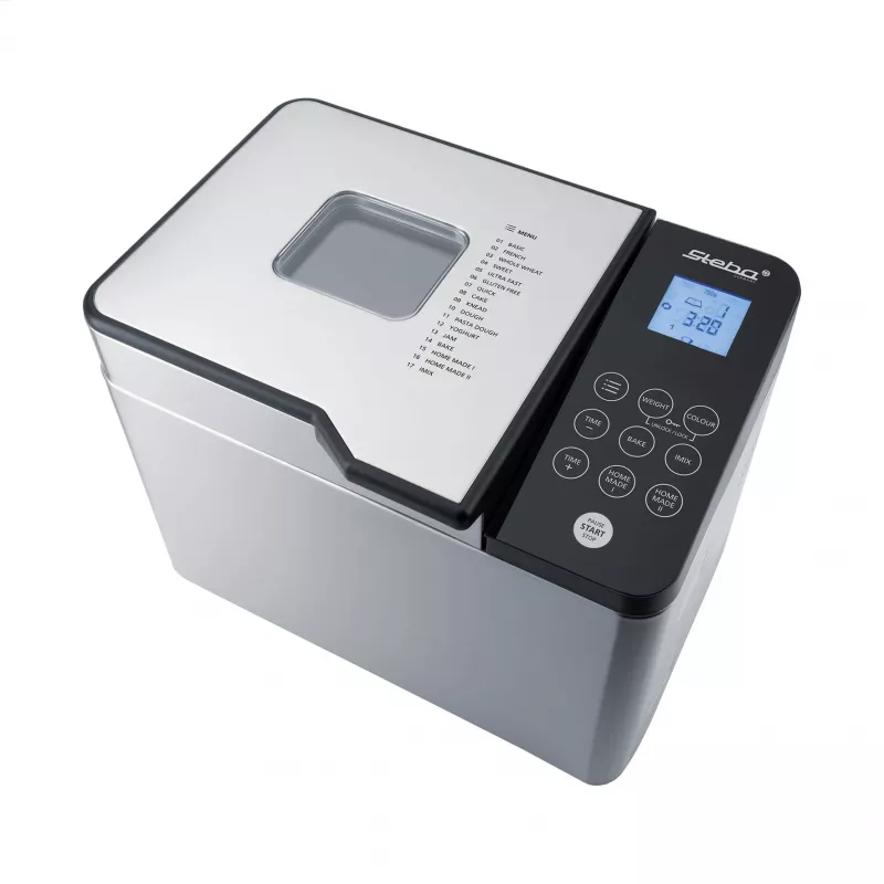 Máquina de hacer pan Steba BM 2 600 W negra acero inoxidable 188200