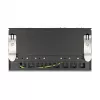 Patch panel DELOCK mini sobremesa RJ45 8 puertos Cat.6A apantallado negro para mesa, pared o carril DIN