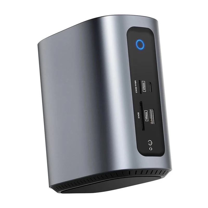 Estación de acoplamiento BlitzWolf BW-TH15 17en1 — 2x HDMI, DisplayPort, 4x USB-C