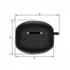 Funda de silicona Manta RYTMO para auriculares TWS, negro (MTWS008ETUI)