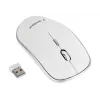 Ratón inalámbrico GEMBIRD MUSW-4B-01-W, ambidiestro, óptico 1600 DPI, 4 botones, RF Wireless, blanco