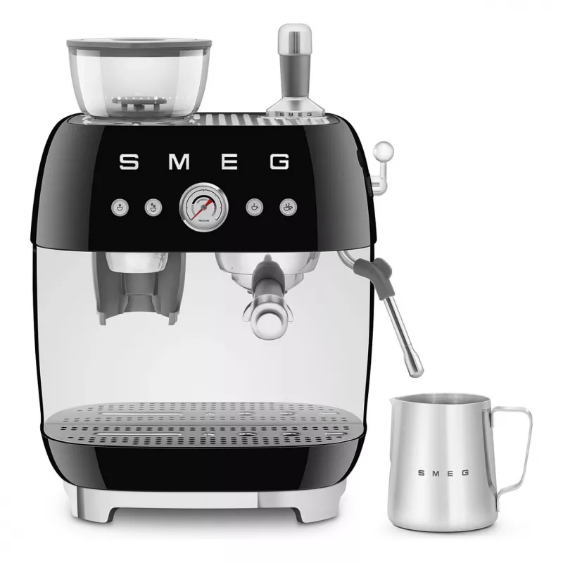 Cafetera espresso SMEG EGF03BLEU. Cafetera superautomática 50s Style. negra