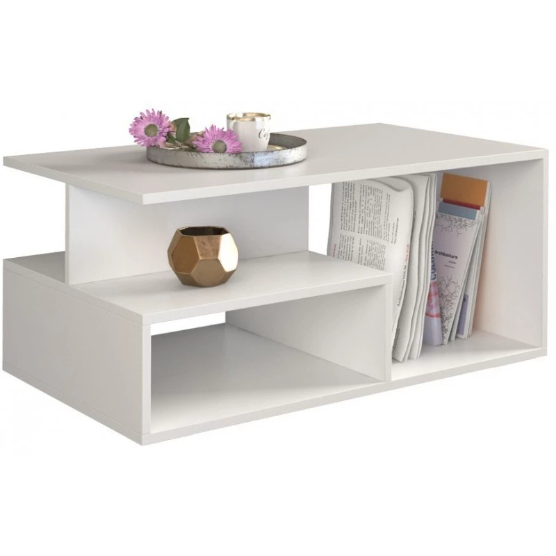 Mesa de centro Topeshop PRIMA BIEL mesa auxiliar / mesa esquinera de centro forma libre 1 pata