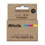 Cartucho de tinta compatible ACTIS KC-41R — cian, magenta, amarillo, a base de tinte, capacidad estándar, compatible con Canon CL-41/CL-51