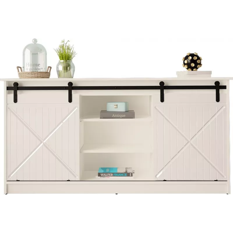 Cómoda 160x80x35 GRANERO blanco/blanco brillante