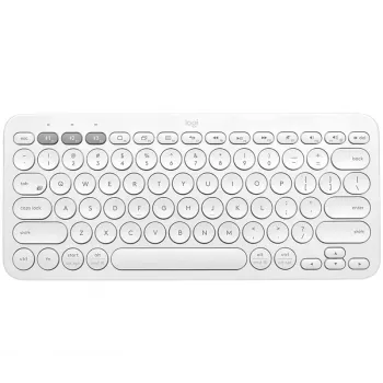 Logitech Multi-Device K380 - Teclado - Inalámbrico - Bluetooth 3.0 - Alemán - Blanco roto