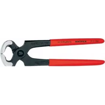 Knipex 51 01 210 alicates de corte frontal para carpintero estilo cabeza de martillo, 210 mm