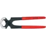 Knipex 51 01 210 alicates de corte frontal para carpintero estilo cabeza de martillo, 210 mm