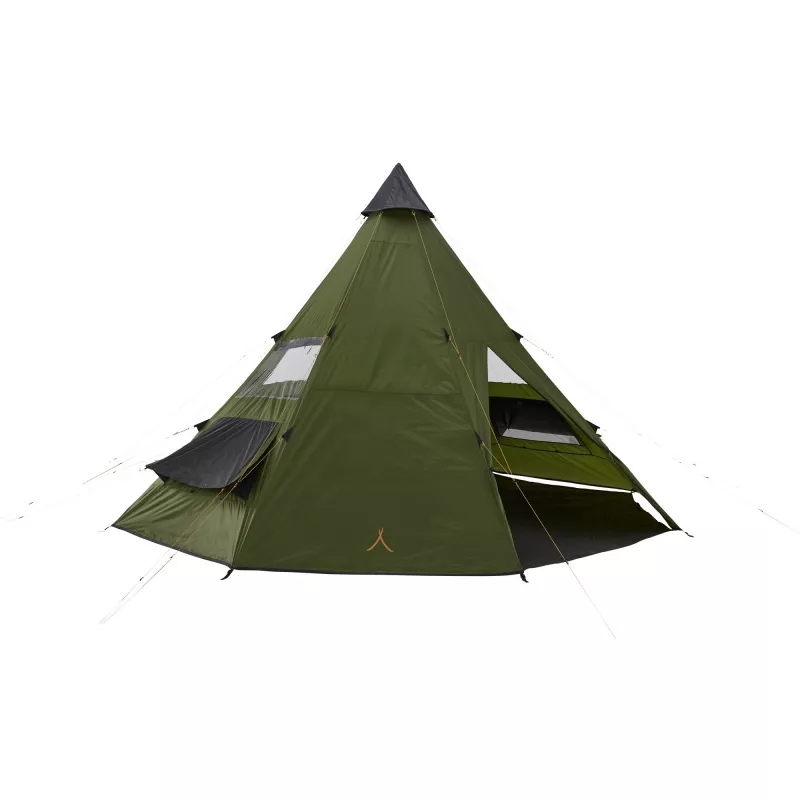 Tienda de campaña Grand Canyon negro FALLS 8 8P oliva — tienda de camping para 8 personas