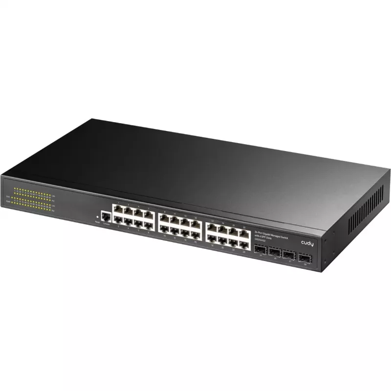 Switch gestionado Cudy GS2024S2 L2/L3 Gigabit Ethernet 24 puertos 1U