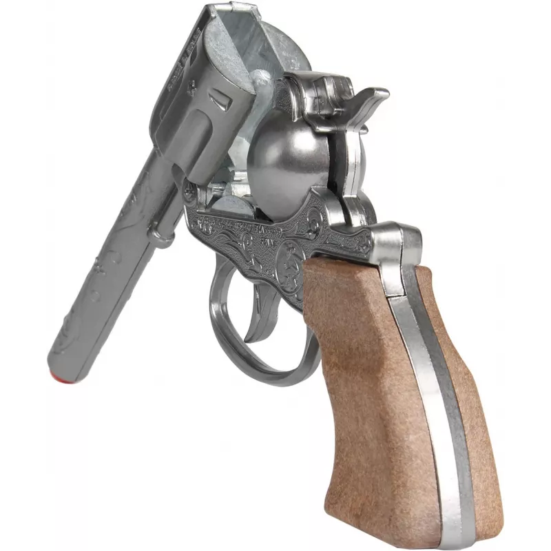 Revolver cowboy de juguete de metal Gonher 8 disparos Modelo 239842