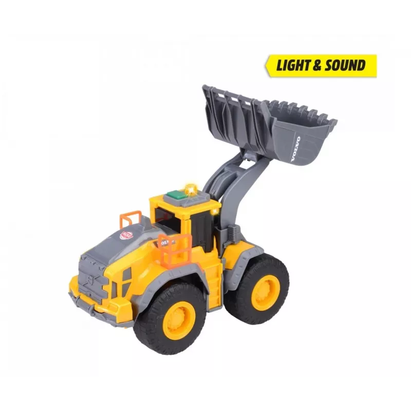 Dickie Toys Volvo cargadora de ruedas con luz y sonido (203723006)