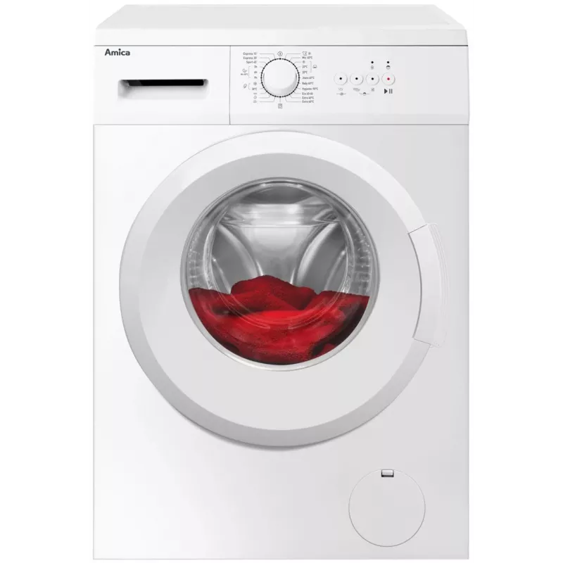 Amica WA0S610DO lavadora de carga frontal, 6 kg, 1000 rpm, blanca