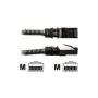 Cable de red PatchSee PCI6 FTP Negro Cat6a 1,2 m