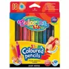Lápices de colores colorino JUMBO triangulares — 10 colores, 8,9 cm