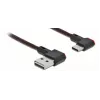 Cable USB DeLOCK EASY-USB 2.0 conector macho Type-A a conector macho Type-C 0,5 m negro