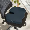 Leitz Ergo Cosy Cojín de asiento, Cojín de asiento, Universal, Gris, Cuña, Unicolor, Cremallera
