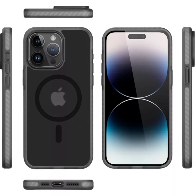 StyleShell Invisio, funda para móvil Negra, iPhone 16 Pro Max