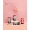 Funda para smartphone iKins para Samsung Galaxy S21+ — diseño flores acuáticas, negra