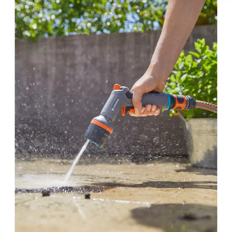 Pistola de limpieza Comfort ecoPulse, pistola pulverizadora gris/naranja