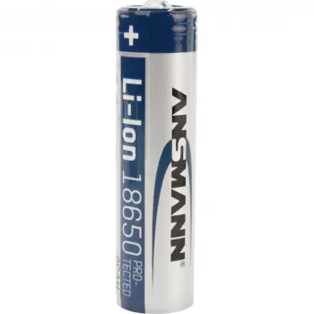 ANSMANN - Batería 18650 - Li-Ion - 2600 mAh - 9,36 Wh - Plata (1307-0000)