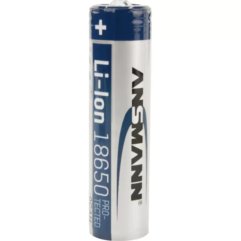ANSMANN - Batería 18650 - Li-Ion - 2600 mAh - 9,36 Wh - Plata (1307-0000)