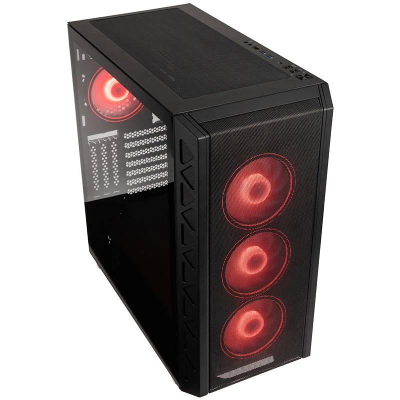 Carcasa de PC Kolink Citadel Mesh ATX ARGB Midi-Tower – Negra, formato ATX Miditower