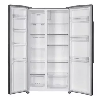 Frigorífico side-by-side MPM MPM-427-SBS-05/NL — 472 L, No Frost, inverter, indicador LED, blanco, 900×1770×590 mm