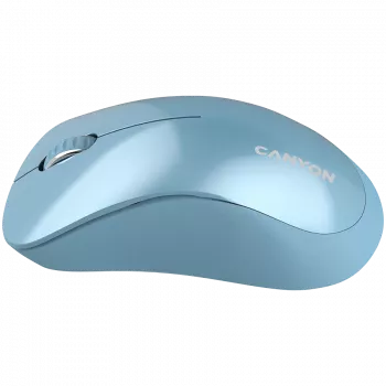 CANYON MW-11, ratón inalámbrico 2,4 GHz, con 3 botones, DPI 1200, pila: AAA*2 uds., azul, 67*109*38 mm, 0,063 kg