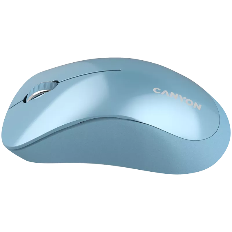 CANYON MW-11, ratón inalámbrico 2,4 GHz, con 3 botones, DPI 1200, pila: AAA*2 uds., azul, 67*109*38 mm, 0,063 kg