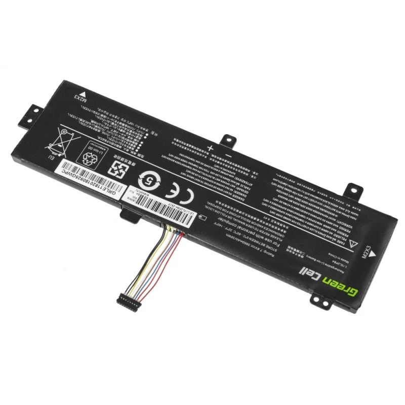 Batería Green Cell LE118 para Lenovo Ideapad 310-15 (7,6 V, 3500 mAh, 4 celdas, LiPo, negro)