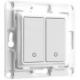 Interruptor de pared Shelly WS2 2 canales Blanco — Interruptor WiFi de pared de 2 canales Shelly WS2
