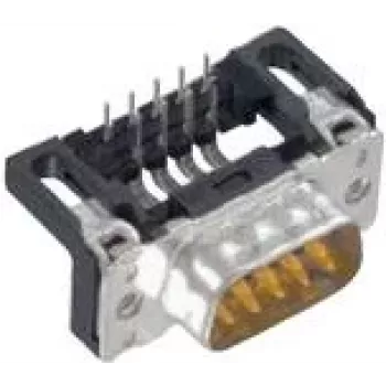 Conector de cable Harting 09 65 362 6812 negro plata