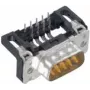 Conector de cable Harting 09 65 362 6812 negro plata