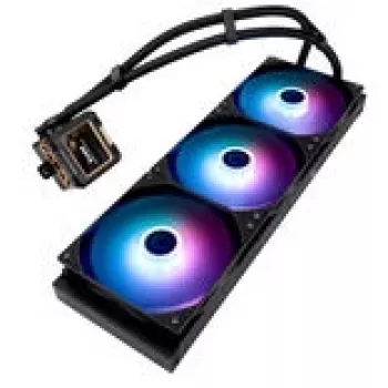 Disipador de CPU Thermalright Frozen Warframe 420 negro ARGB — ventilador ARGB de 140 mm, radiador de 420 mm