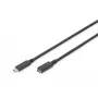 Cable de extensión USB Type-C Digitus AK-300210-007-S 0,7 m