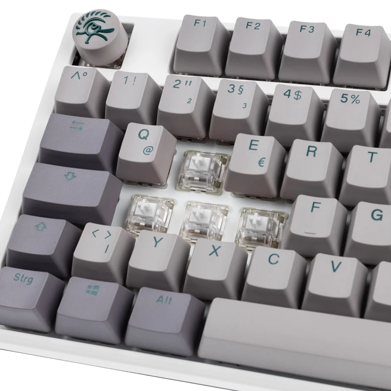 Teclado Ducky One 3 TKL Mist gris gaming USB alemán