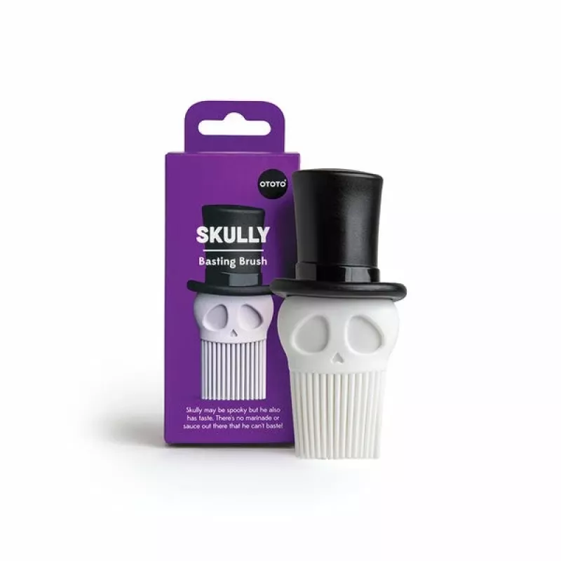 Ototo Design Skull Brush pincel de cocina de silicona