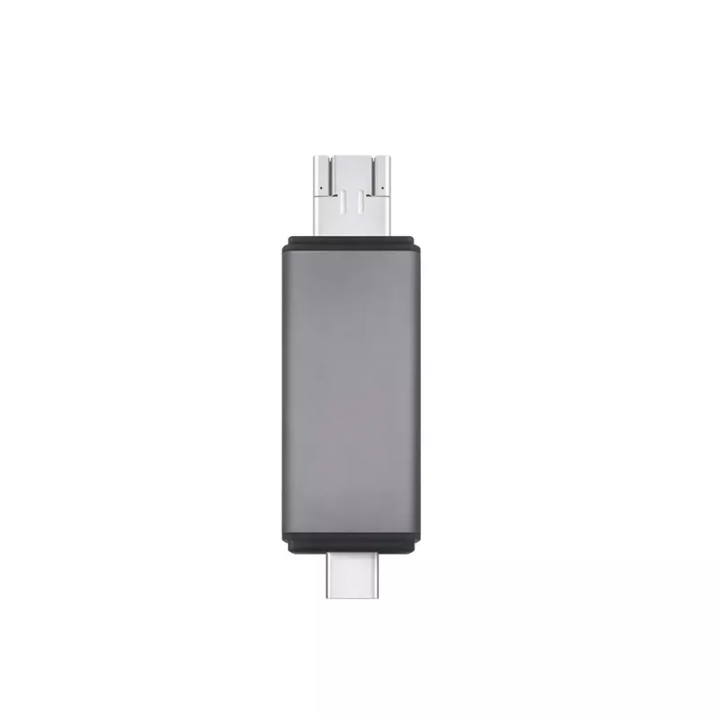 Lector de tarjetas SD 3 en 1, USB-C + USB-A 2.0 + Micro-USB