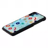 iKins Poppin Rock funda para iPhone XS/X, negra