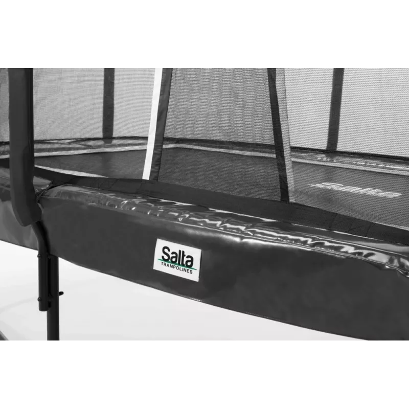 Trampolín Salta First Class rectangular 214 x 366 cm, equipo de fitness, negro