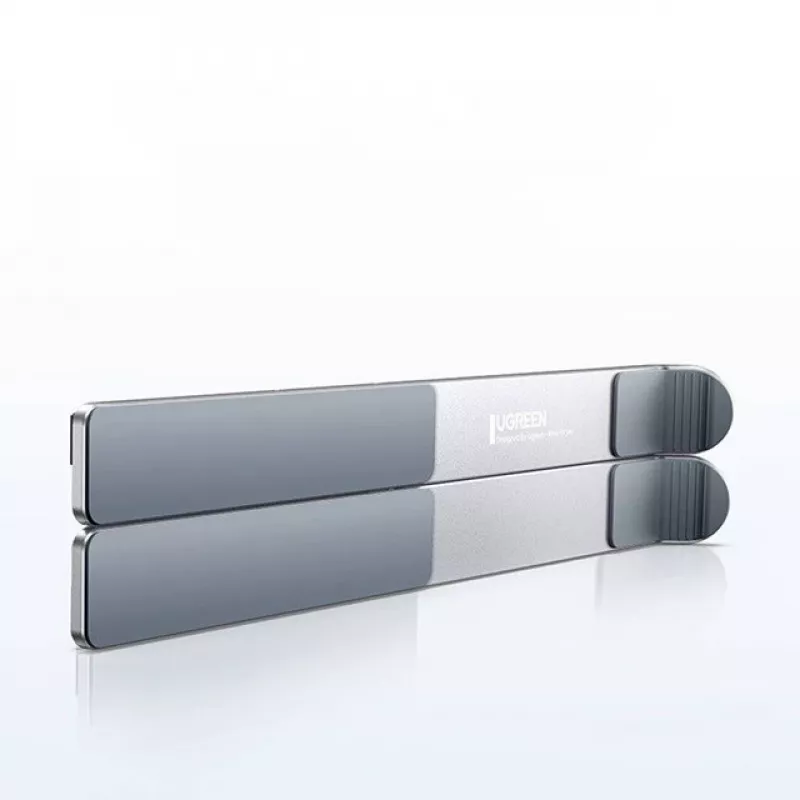 Soporte para portátil UGREEN LP451 ajustable aleación de aluminio para portátiles de 8–17 pulgadas, 5 posiciones, plateado