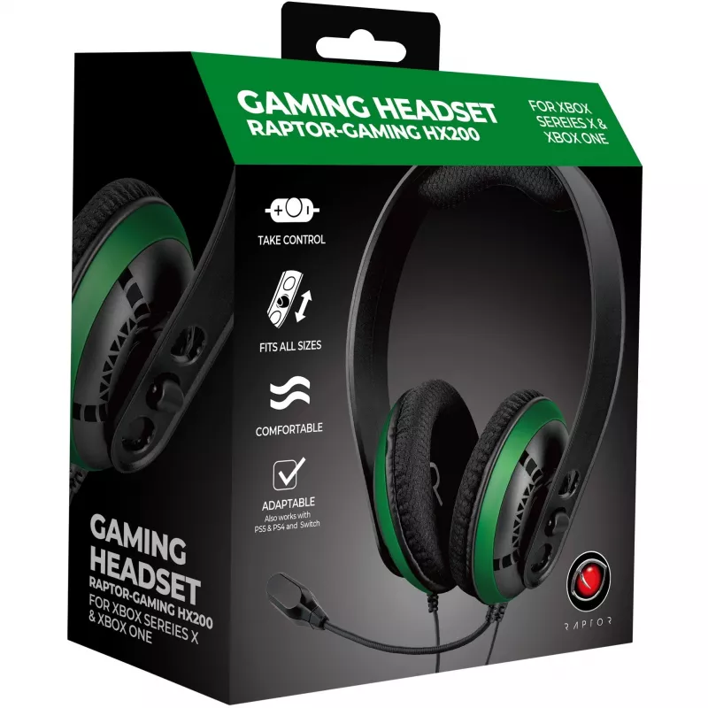 Auriculares gaming Raptor Xbox One y Xbox